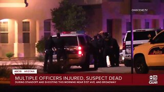 9 officers, 1 woman hurt in shooting incident near 54th Avenue and Broadway