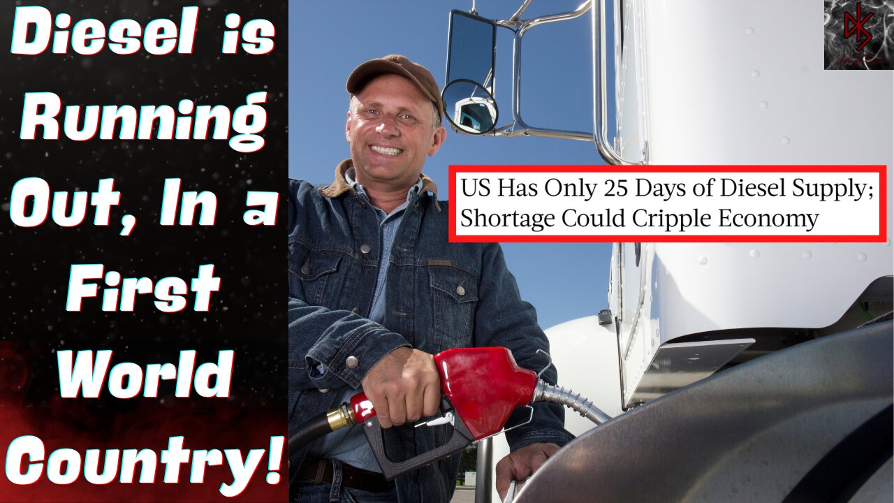 The United States of America is Running Out of Diesel Fuel & Will Be Short For a Long While!