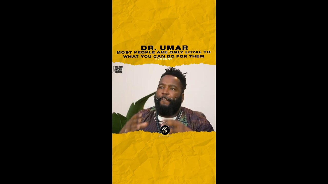 @drumarjohnson Most people are only loyal to what you can do for them