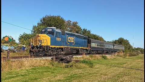 CSX Inspection Train at Oldsmar, FL