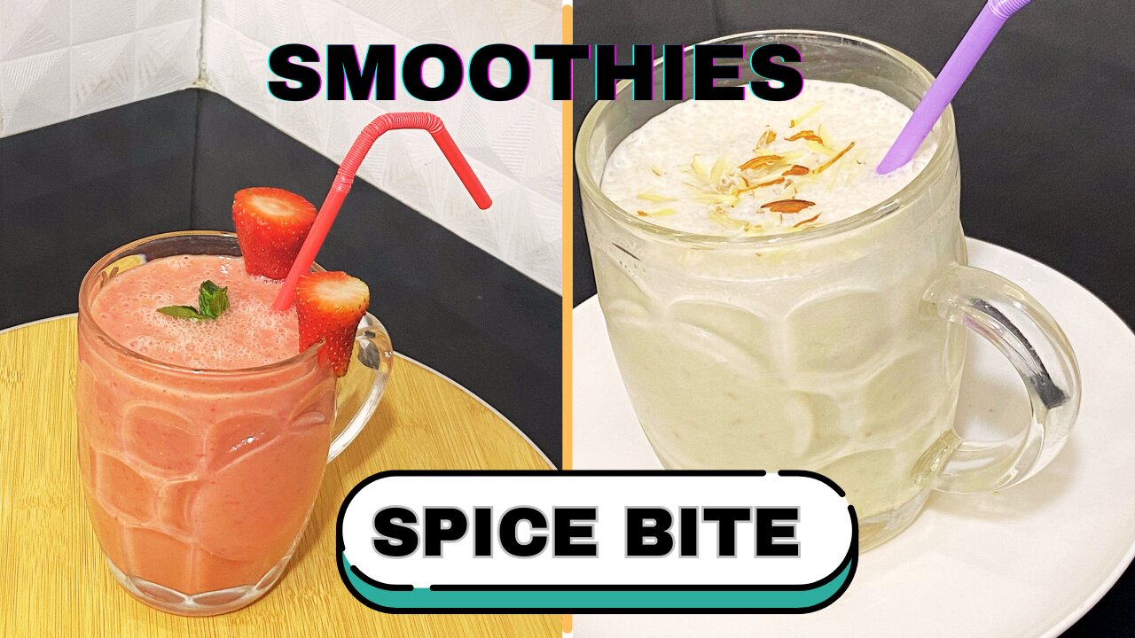 Sehri Special Smoothies 2 Ways Recipe By Spice Bite | Ramadan Special Recipes