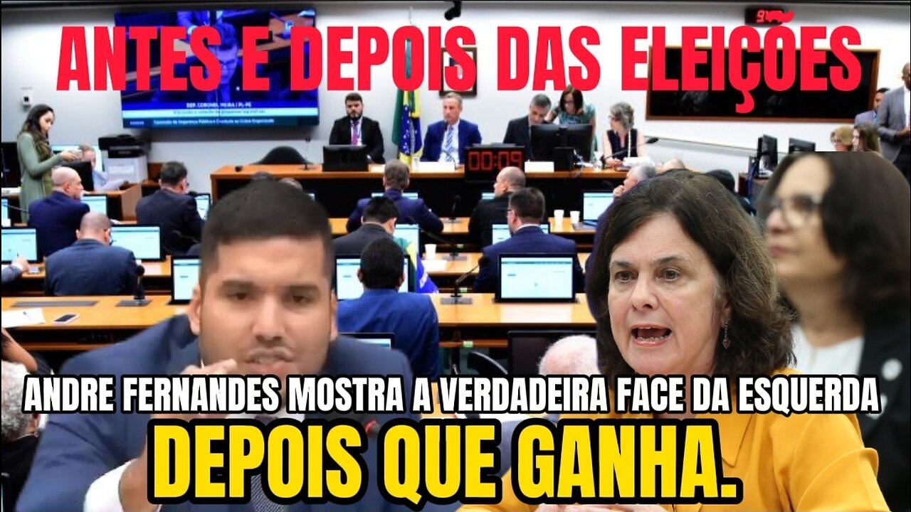 ANDRÉ FERNANDES MOSTRA A HIPOCRISA DA ESQUERDA E O QUE DAZ PAEA GANHAR AS ELEIÇÕES.