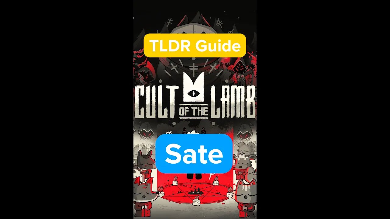 SATE - Beat Heket without taking damage - TLDR Guide - Cult of the Lamb