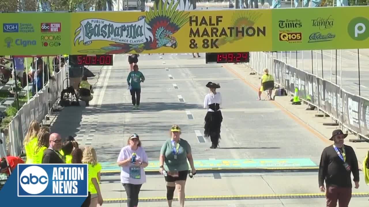 05:00-05:06 Sunday | Publix Gasparilla Distance Classic Finish Line