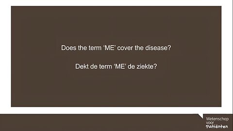 Q: Does the term Epidemic M.E. cover the disease? A: It is not about a popularity contest, it is about being accurate, so patients receive correct validation for their disease or pathology, correct diagnosis; and then hopefully a correct treatment as a co