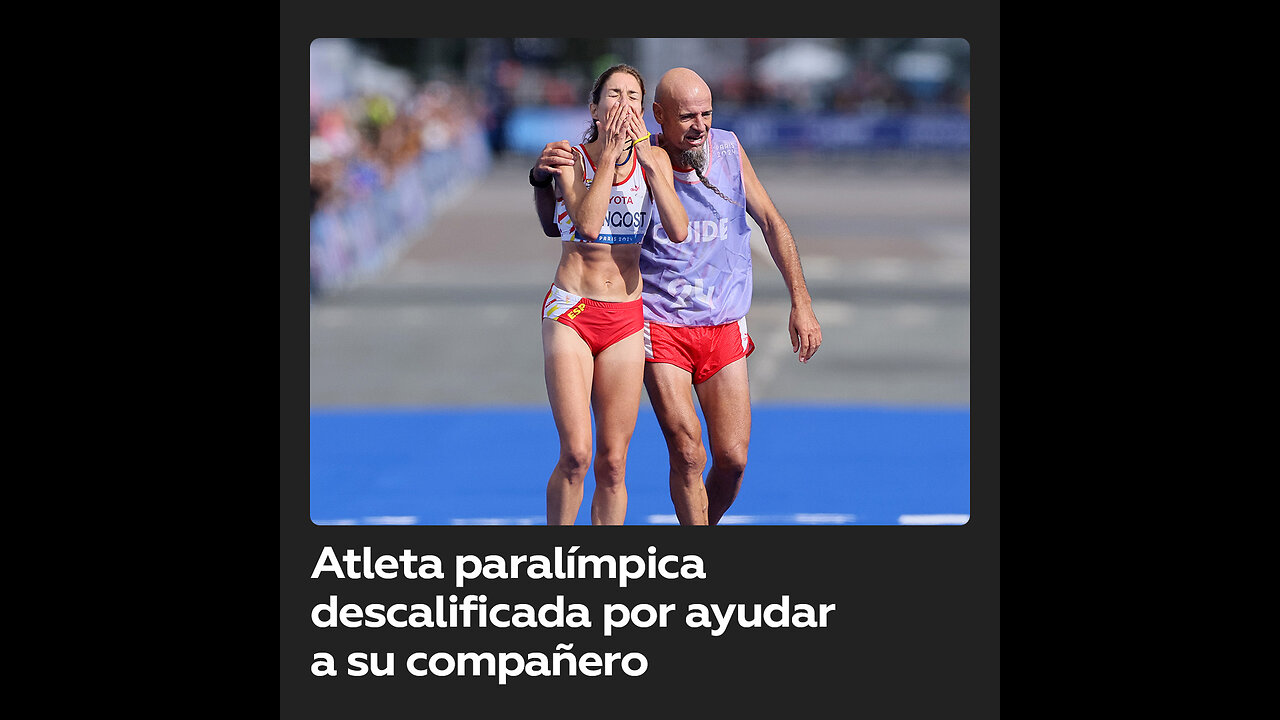 Descalifican a atleta paralímpica por evitar la caída de su compañero