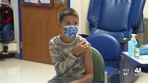 Children's Mercy vaccinates 600 kids at first vaccination clinic after CDC's new recommendation