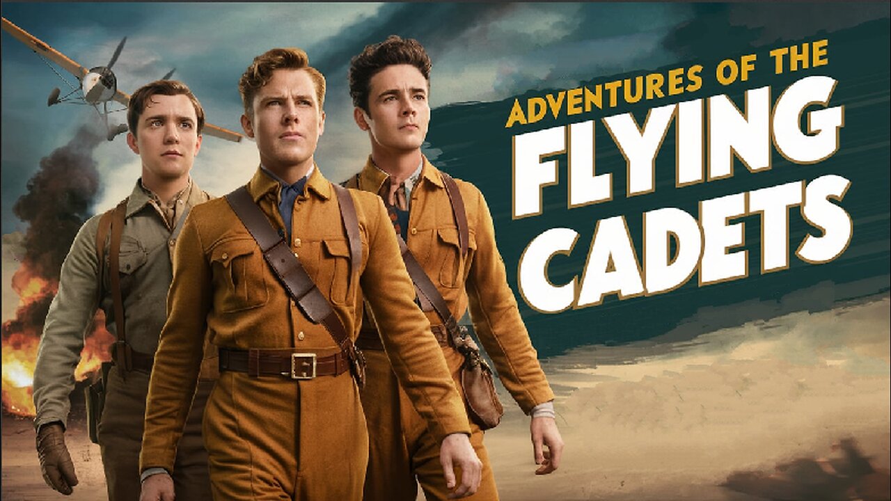 ADVENTURES OF FLYING CADETS(1943)Johnny Downs, Bobby Jordan & Ward Wood|Adventure| B&W|Old Hollywood