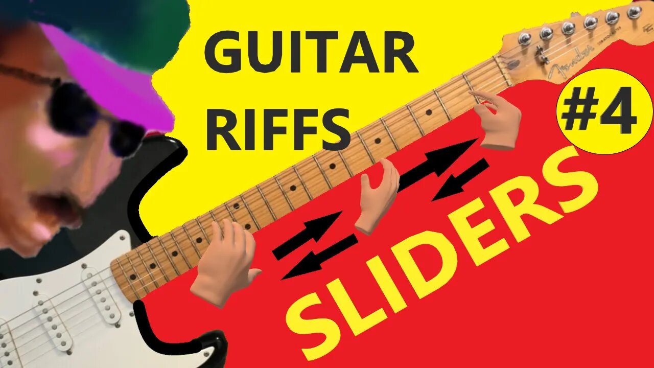 Guitar Riffs Sliders #4| The Blue Skies Riff | By Gene Petty #Shorts