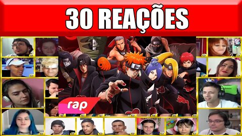 MULT REACT Rap da Akatsuki (Naruto) - OS NINJAS MAIS PROCURADOS DO MUNDO NERD HITS