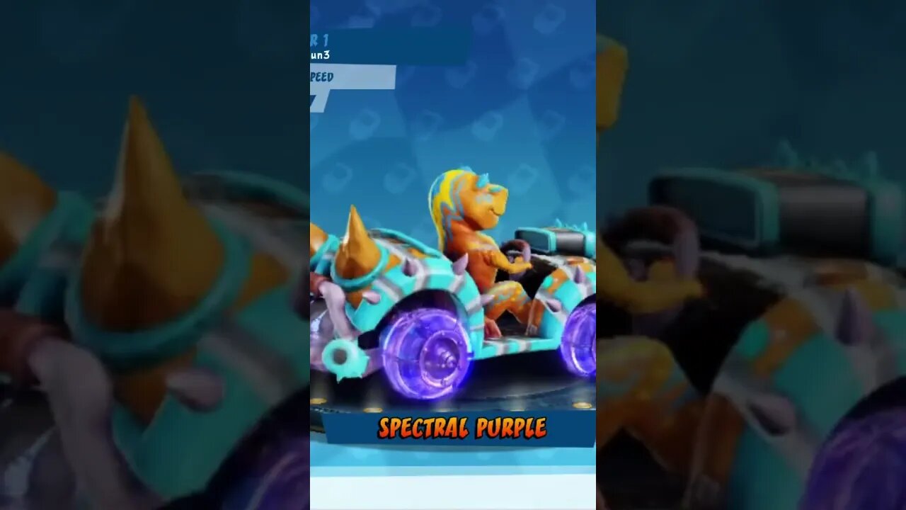Spectral Purple Wheels Showcase - Crash Team Racing Nitro-Fueled