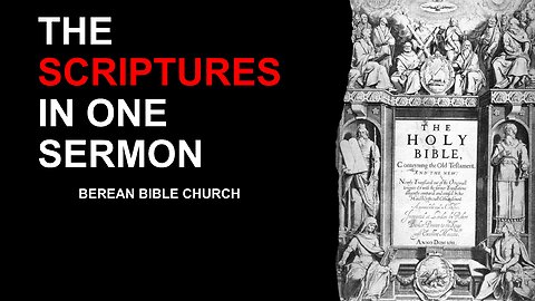 The Scriptures in One Sermon