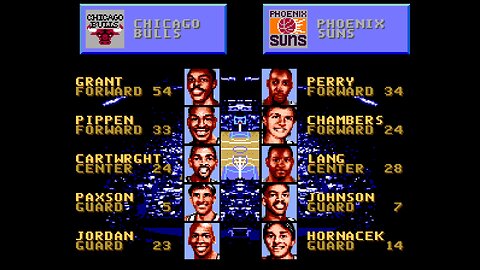 Bulls vs Blazers and the NBA Playoffs (Sega Genesis): Exhibition Gameplay Presentation