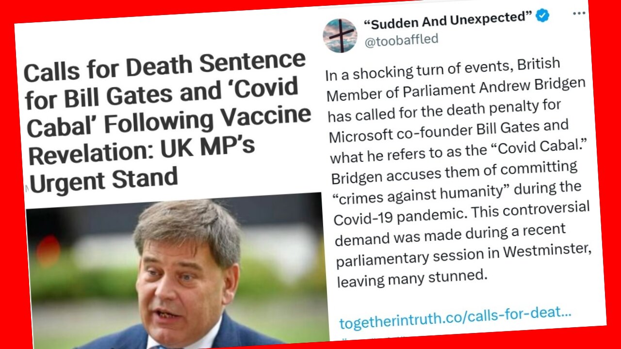 Bridgen Uk parliament speech: Hang the Vaxxinators high