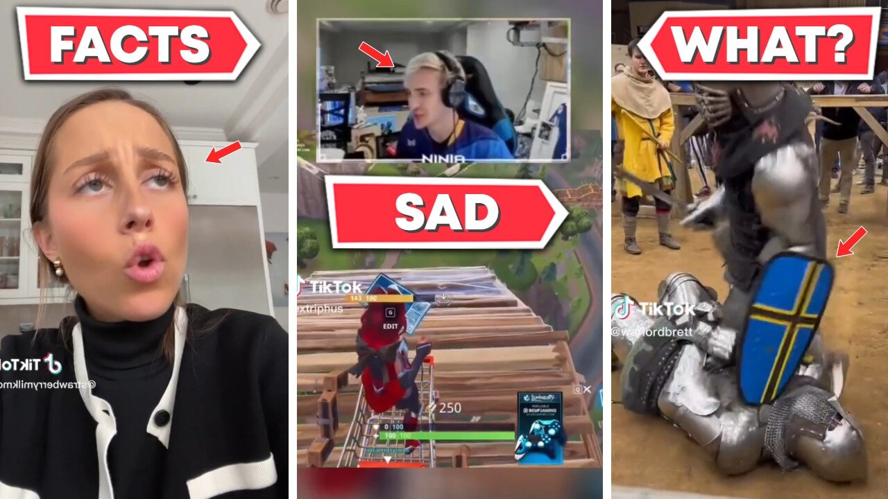 Today’s Best Tiktoks - The Truth About Men | Ninja’s Most Iconic Fortnite Clip | Knight Sparring