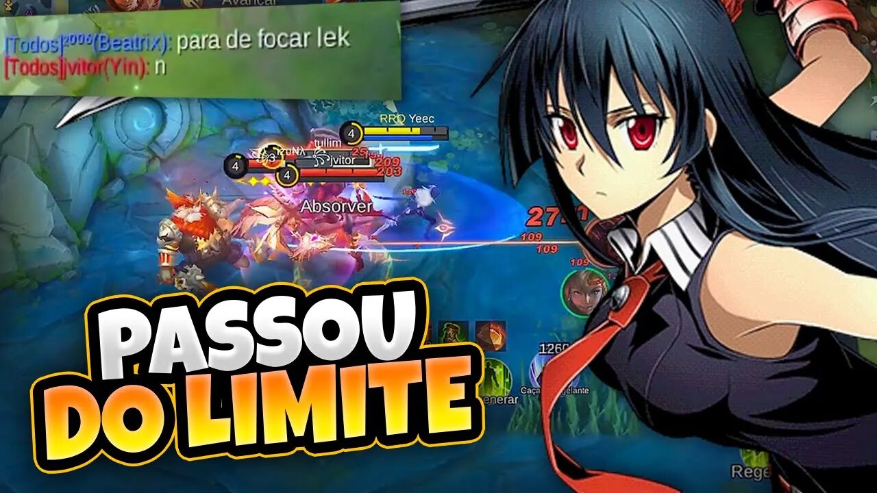 ELE CONSEGUIU TILTAR MEU ADC E FOI COBRADO | MOBILE LEGENDS