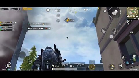 Muita kill e uma bela vitória do Squad jogando PUBG Mobile.