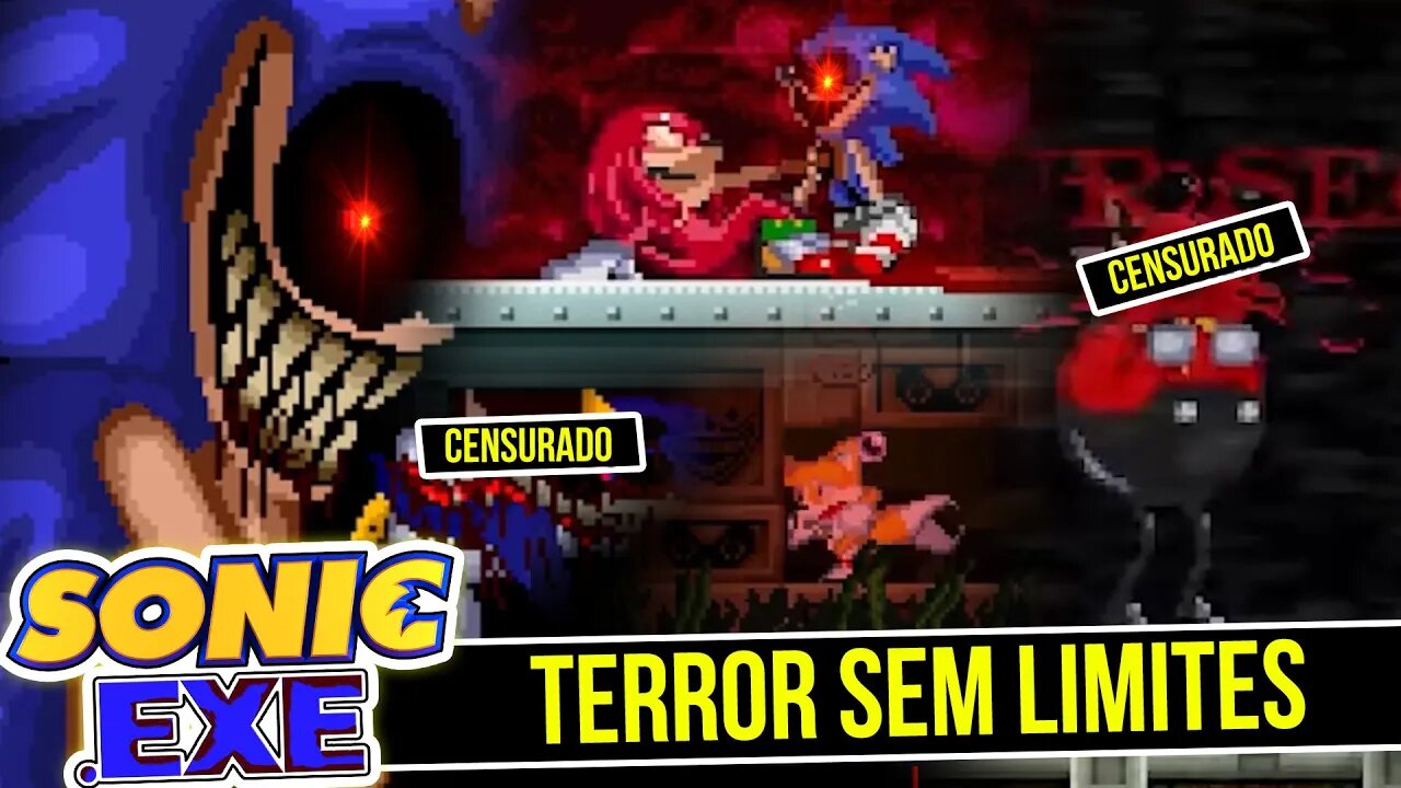 ESPECIAL Sonic.exe 😈| Todos os 20 JOGOS mais INSANOS - Rk Play