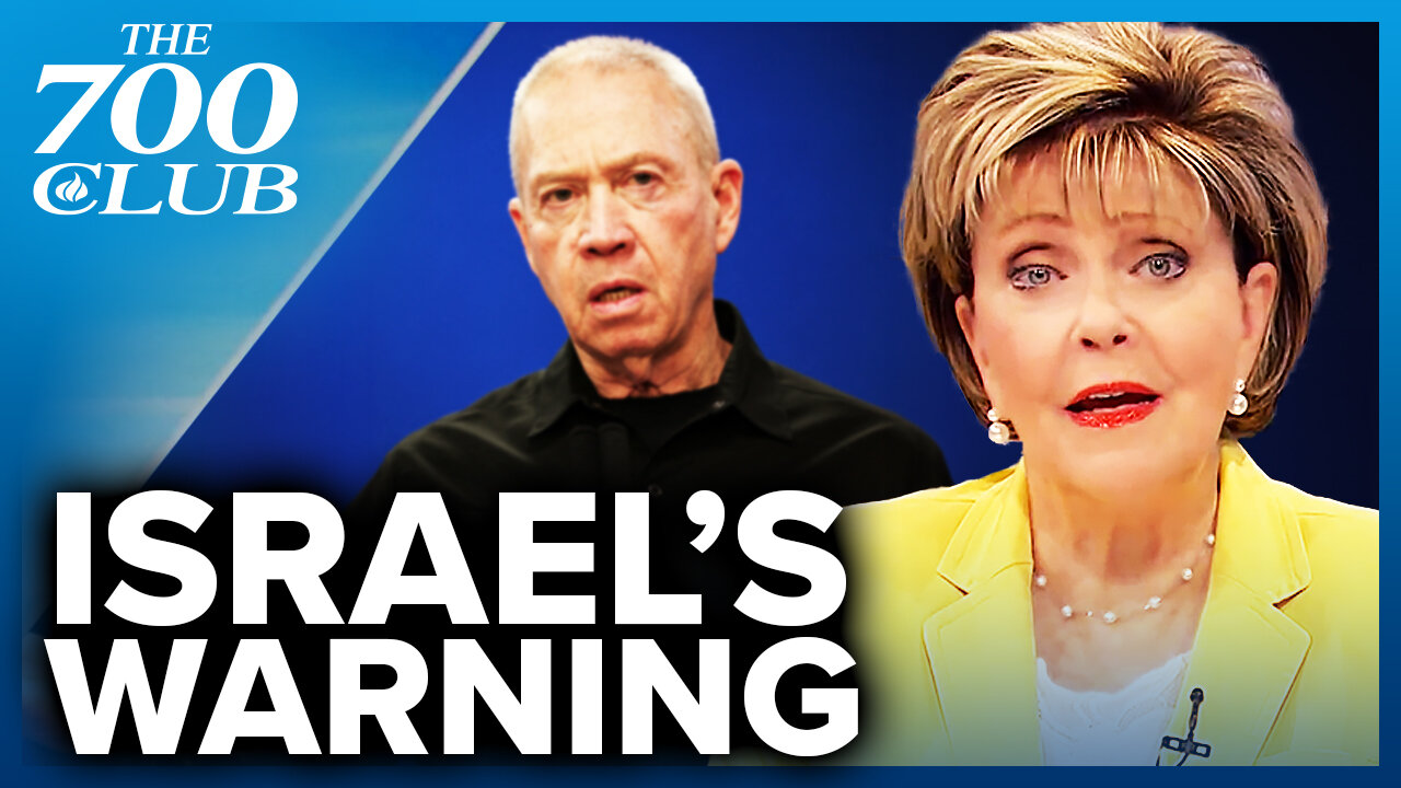 Israeli Defense Minister Says To Expect Destruction If Attacks Continue | The 700 Club