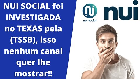 NUI SOCIAL - Veja porque a empresa foi NOTIFICADA no TEXAS + saque de U$58.94 pagos em menos de 24h!
