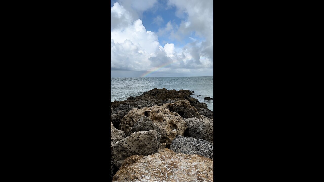 Beautiful Rainbow at South Marco Beach! | 4K