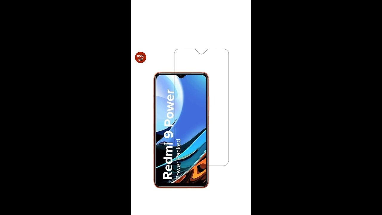 Tough Lee Tempered Glass Screen Guard for Mi Redmi 9 Power check link in description ⬇️