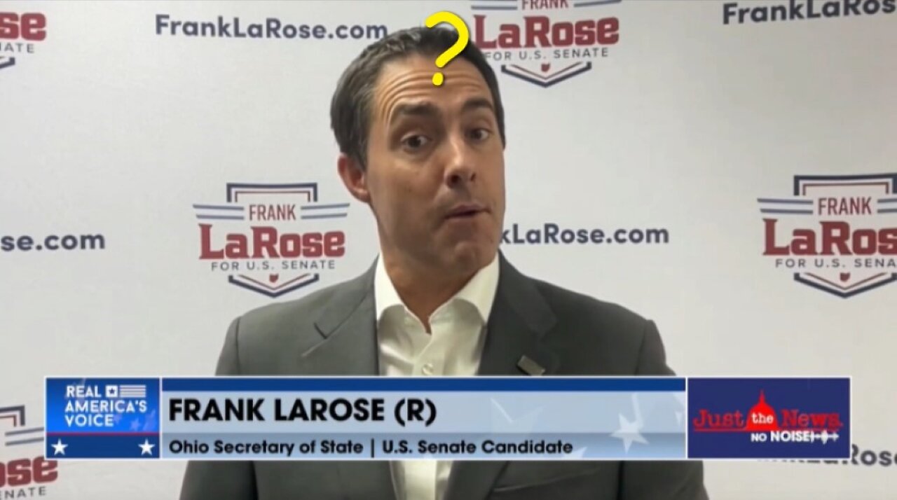 Frank LaRose, Ohio SOS | Here's "a shot across the bows!"