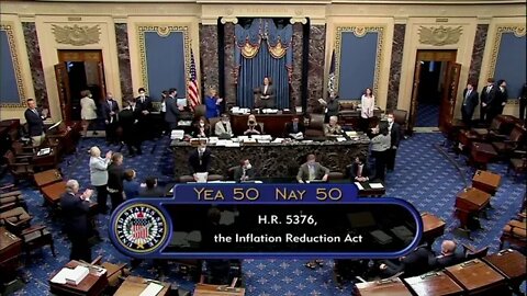 Kamala Harris And Senate Democrats Cheer As They Pass A Bill To Raise Taxes On The Middle Class