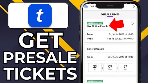 HOW TO GET PRESALE TICKETS ON TICKETMASTER