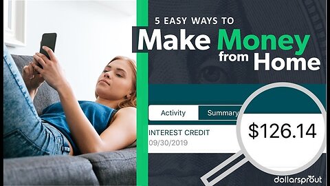 Top 5 ways to make money online | 5 best ways to earn money online | How to make money online