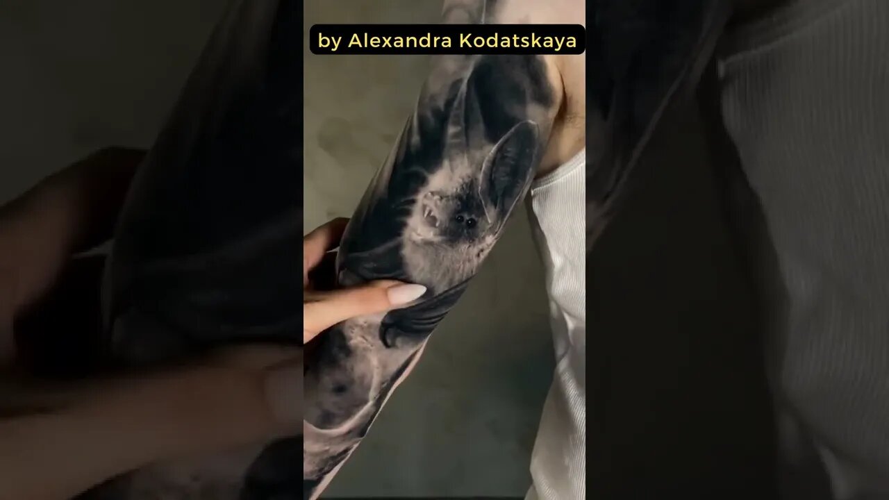 Stunning work by Alexandra Kodatskaya #shorts #tattoos #inked #youtubeshorts