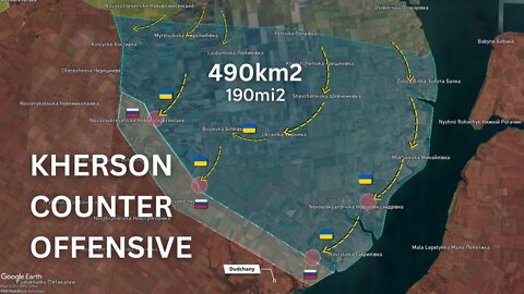 BREAKING NEWS | Kherson Counter-Offensive 2.0 | Ukrainian forces advance ∼ 500 square km in hours!