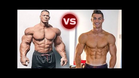 John Cena vs Cristiano Ronaldo body transformation