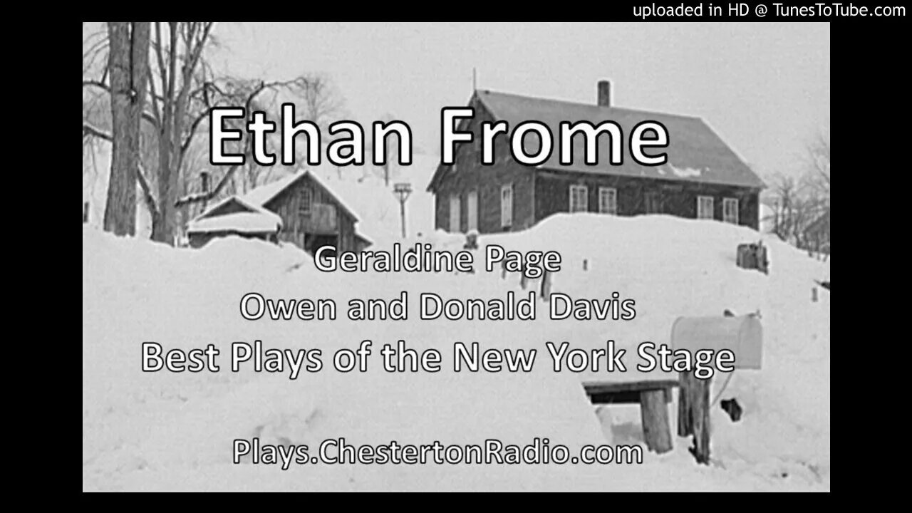 Ethan Frome - Geraldine Page - Best Plays of the New York Stage