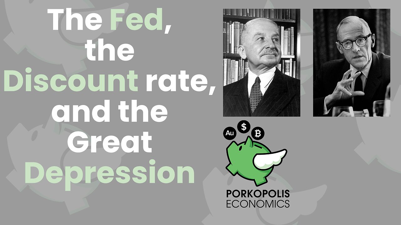 PE51: The Fed, the Discount rate, and the Great Depression (VI)