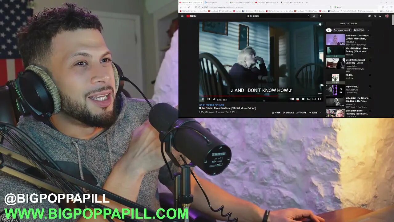 Billie Eilish - Male Fantasy REACTION "Honest Review"