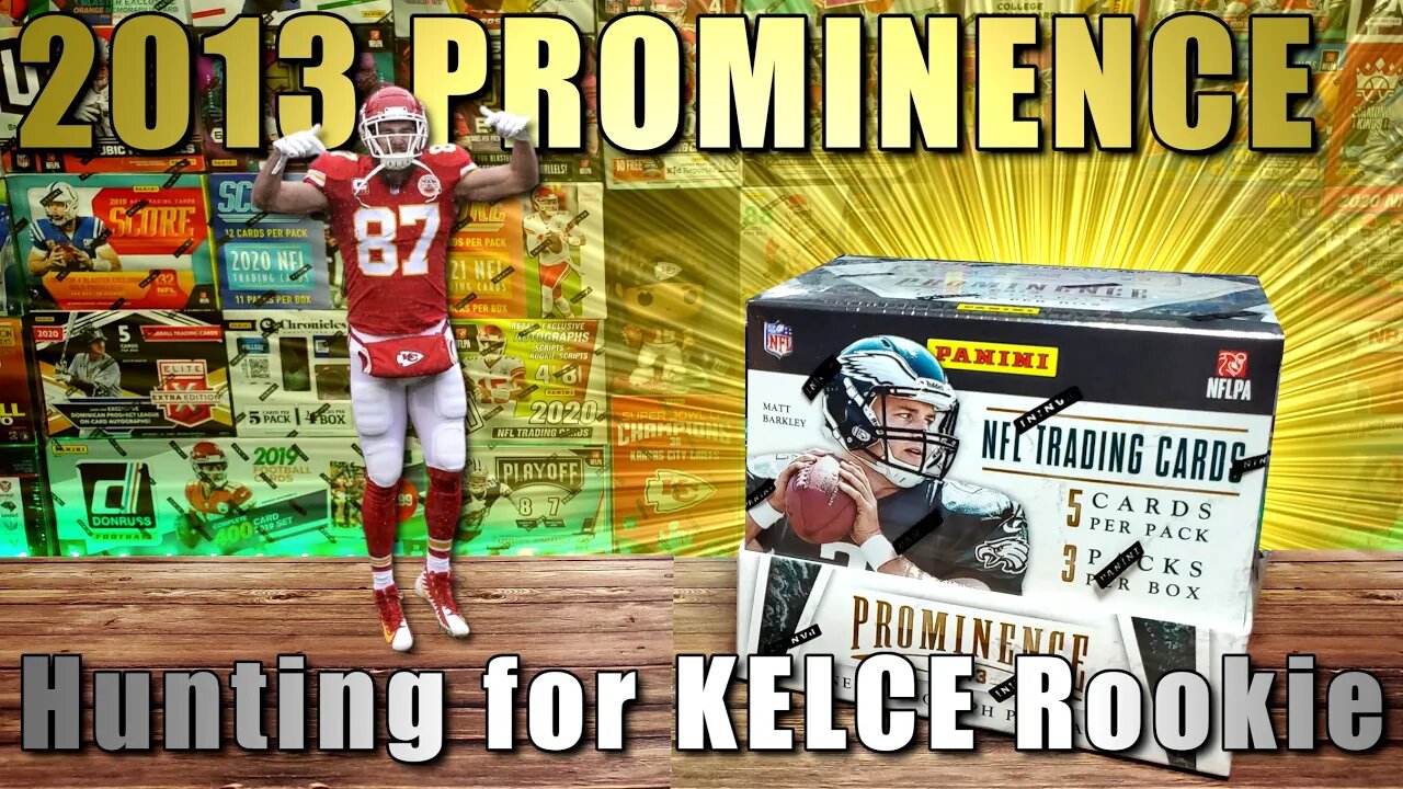 2013 Prominence Football - Hunting for Travis Kelce Rookies and Interactive Relic Cards!