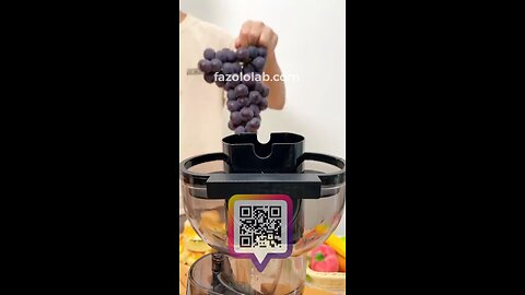 Processador de frutas 🍇 em suco instantâneo! #casa #cozinha #suco