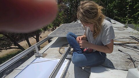 16yr Girl RV Skylight Repair