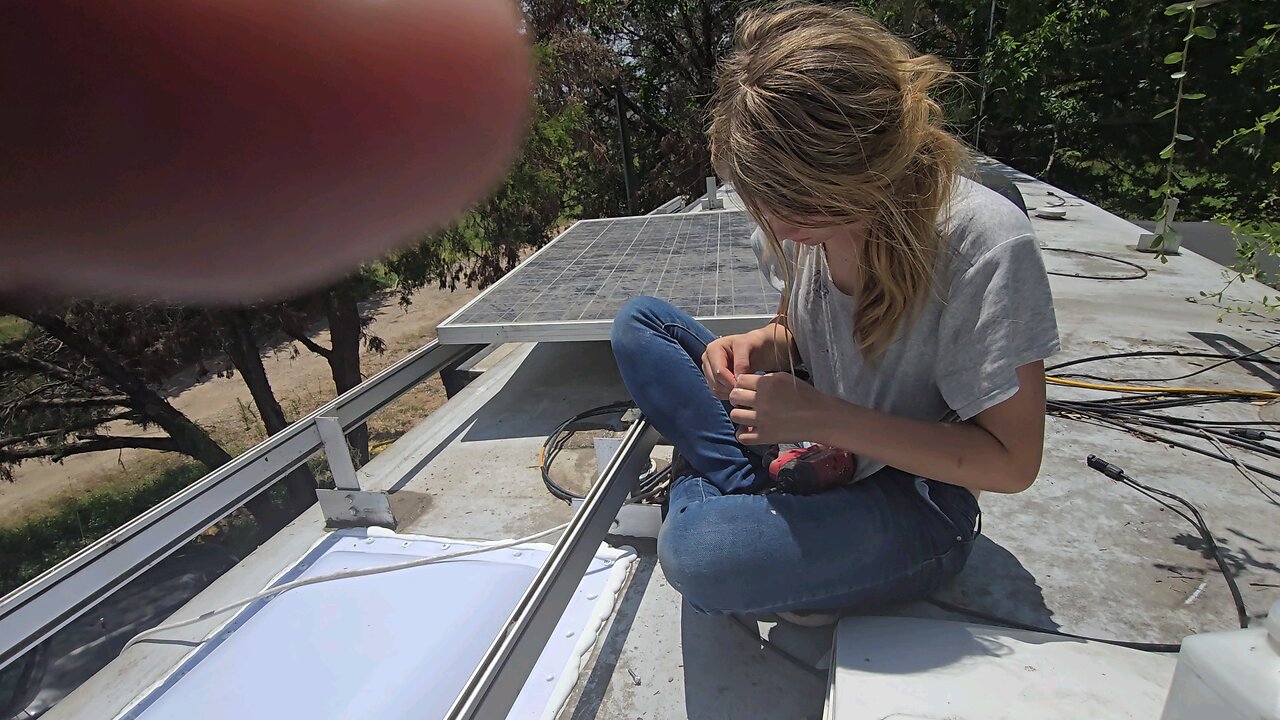 16yr Girl RV Skylight Repair