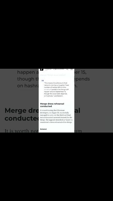 ETH MERGE CAUSE BULLISH OR BEARISH TREND #ethereum #eth2 #ethmerge #proofofstake #ethnews #crypto