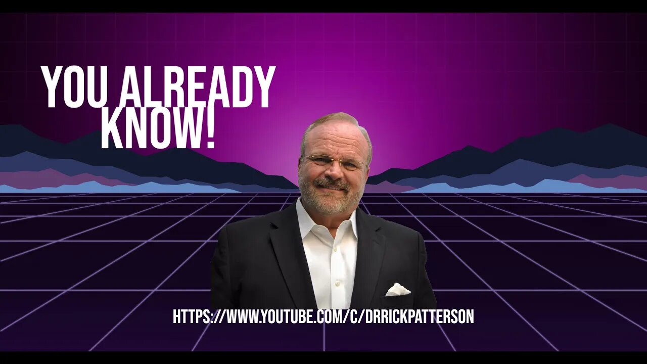 Stop being a victim! - Dr. Rick Patterson Live Stream 5-2-21