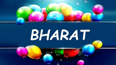Happy Birthday to Bharat - Birthday Wish From Birthday Bash