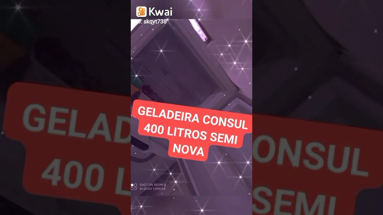 GALERA CONSUL 400 LITROS SEMI NOVA SOMENTE VENDA