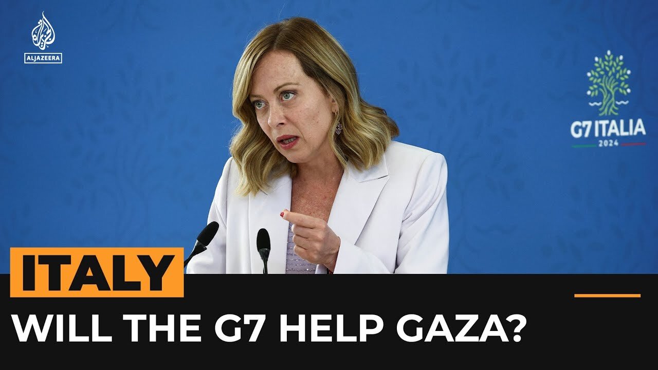 Al Jazeera asks Italian PM how many deaths in Gaza before G7 acts