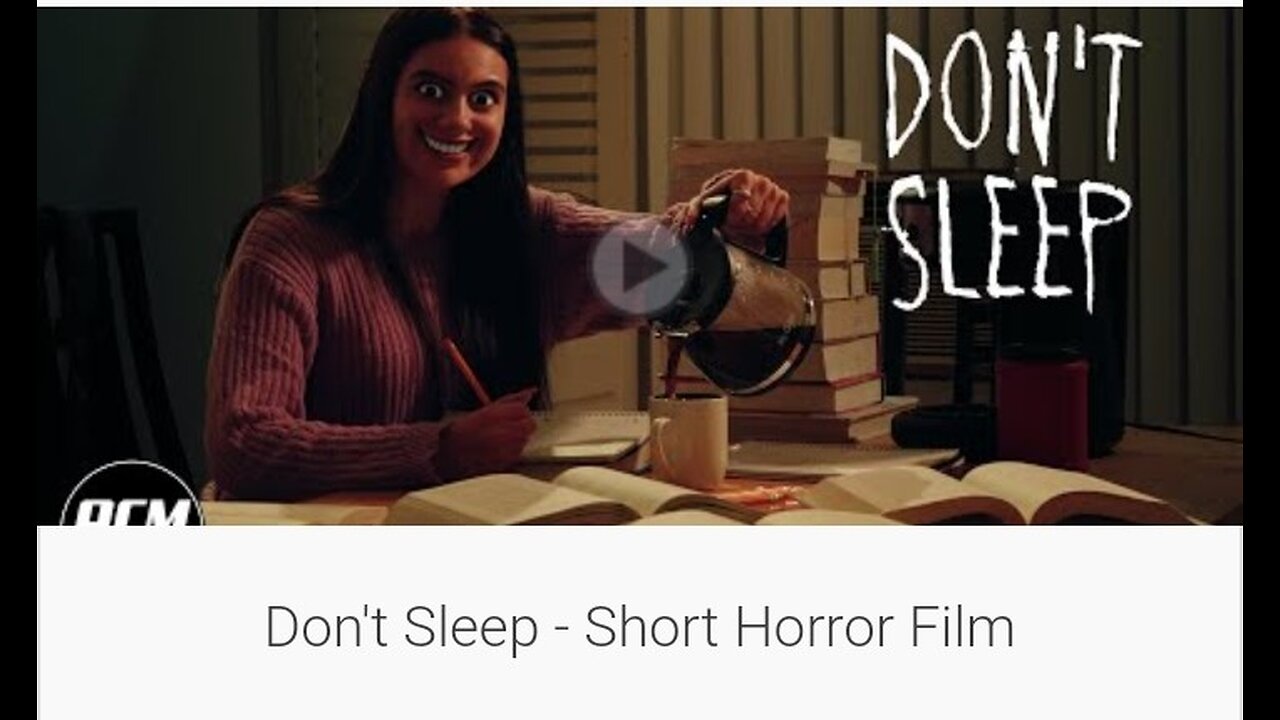 Netflix don't sleep short horror