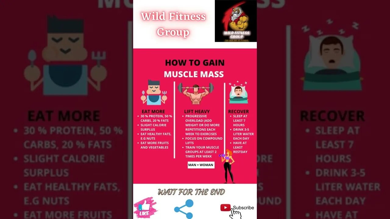 🔥How to gain muscle mass🔥#shorts🔥#wildfitnessgroup🔥14 April 2022🔥