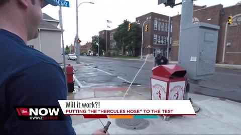 Will It Work? Hamtramck Firefighter Test Hercules Garden Hose