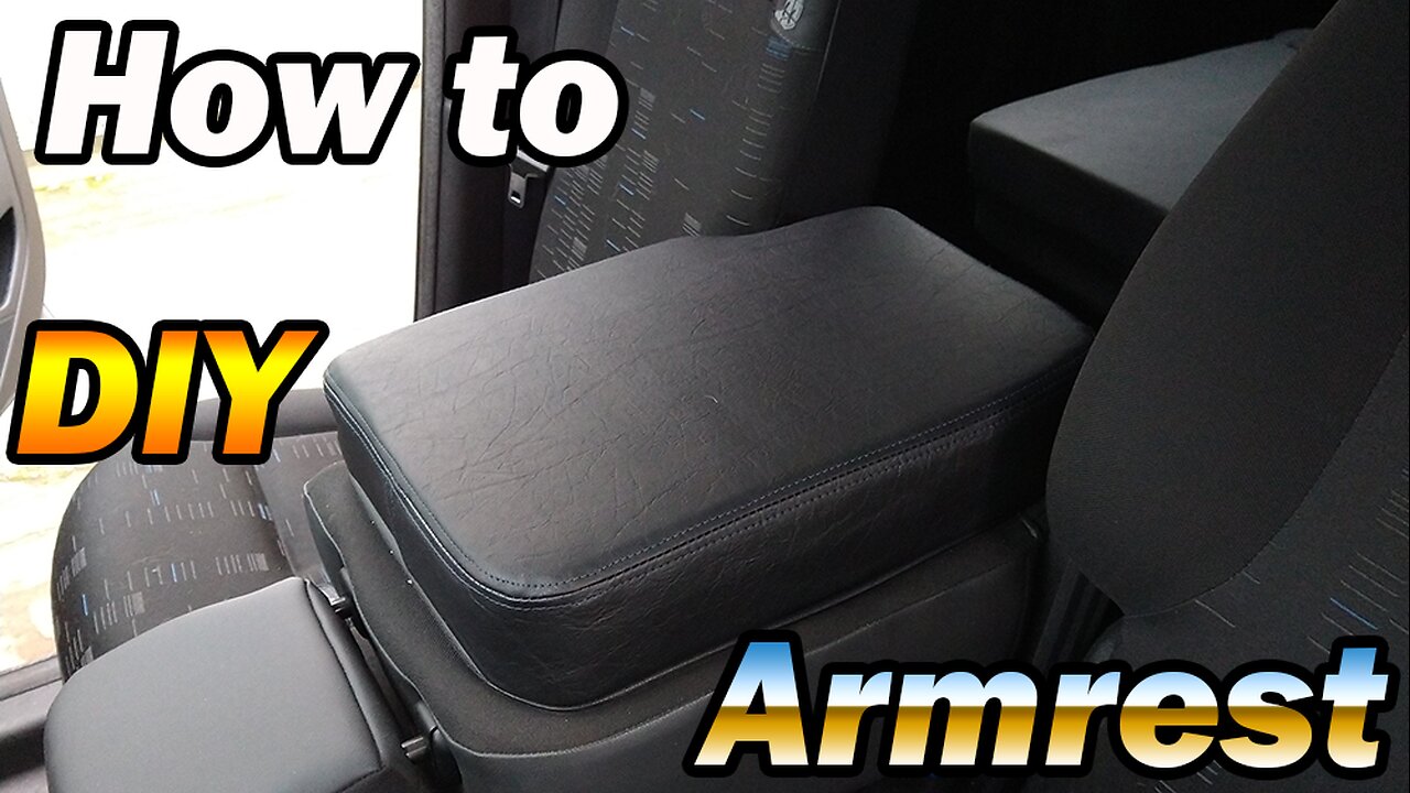 How to make an armrest for a car DIY