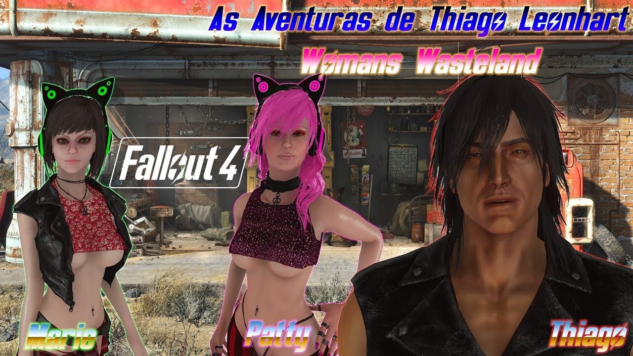 FALLOUT 4 - GAMEPLAY EM PORTUGUÊS! | Série: Garotas Rebeldes "Adult MODs" #01 Corte 01